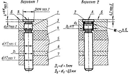 ГОСТ 18718-73 Колонки для сменных штампов листовой штамповки. Конструкция и размеры (с Изменениями N 1, 2)