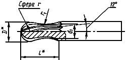 ГОСТ 18934-73 Фрезы концевые сферические грушевидные твердосплавные цельные для труднообрабатываемых сталей и сплавов. Конструкция и размеры