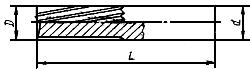 ГОСТ 18937-73 Фрезы концевые цилиндрические твердосплавные цельные для труднообрабатываемых сталей и сплавов. Конструкция и размеры