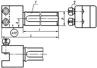 ГОСТ 19022-73 Державки для прямого крепления резца к токарно-револьверным станкам. Конструкция и размеры (с Изменениями N 1, 2)