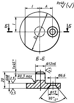 ГОСТ 19400-74 Вставки бронирующие установочные для стержневых ящиков. Конструкция и размеры (с Изменениями N 1, 2)