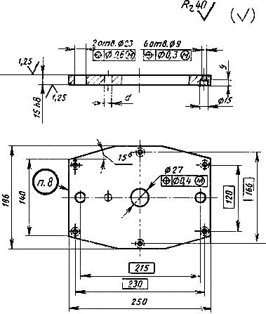 ГОСТ 19979-74 Плита-заготовка прижимная пресс-форм для выплавляемых моделей с цилиндрическими матрицами диаметром до 190 мм. Конструкция и размеры (с Изменением N 1)