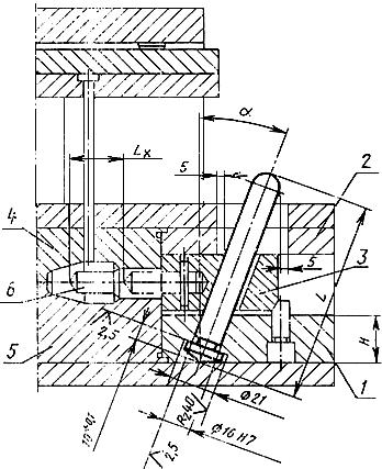 ГОСТ 19992-74 Штыри наклонные пресс-форм для выплавляемых моделей. Конструкция и размеры (с Изменением N 1)