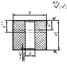ГОСТ 22191-83 Буфера с резиновыми пружинами для штампов листовой штамповки. Конструкция и размеры