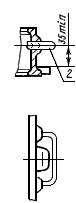 ГОСТ 22958-78 Приливы для ручек, скоб и цапф литейных цельнолитых стальных и чугунных опок. Конструкция и размеры (с Изменением N 1)