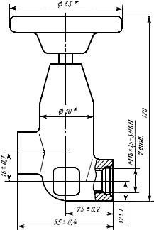 ГОСТ 23405-78 Вентили запорные для пневматических и гидравлических систем. Типы, основные параметры и технические требования (с Изменениями N 1, 2)