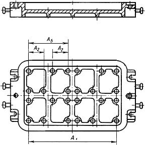 ГОСТ 24611-81 Плиты модельные кассетные. Основные параметры и размеры (с Изменением N 1)