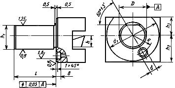 ГОСТ 24900-81 (СТ СЭВ 1859-79) Хвостовики державок цилиндрические для токарных станков с программным управлением. Основные размеры