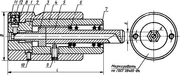 ГОСТ 26511-85 Инструмент для холодноштамповочных автоматов. Матрицы пятого перехода. Конструкция и размеры (с Изменением N 1)