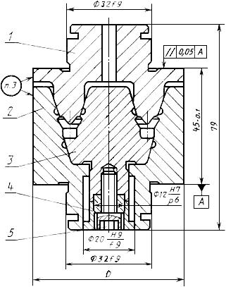 ГОСТ 26618-85 Пакеты двухкассетных пресс-форм для изготовления манжет гидравлических устройств. Конструкция и размеры