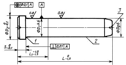 ГОСТ 28010-88 (ИСО 8017-85) Колонки направляющие прямые и с заплечиками и колонки установочные направляющие с заплечиками для литейных форм