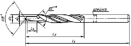 ГОСТ 28320-89 Сверла спиральные ступенчатые для отверстий под метрическую резьбу. Основные размеры