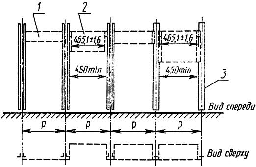 ГОСТ 28601.2-90 Система несущих конструкций серии 482,6 мм. Шкафы и стоечные конструкции. Основные размеры