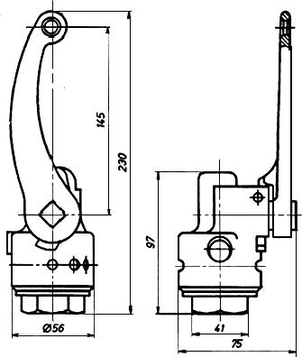 ГОСТ 30496-97 Стоп-краны для пневматических систем тормозного оборудования подвижного состава железных дорог. Общие технические условия