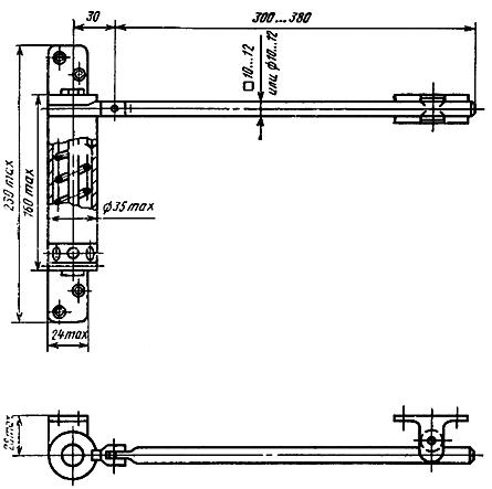 ГОСТ 5091-78 Изделия скобяные вспомогательные для деревянных окон и дверей. Типы (с Изменениями N 1, 2)