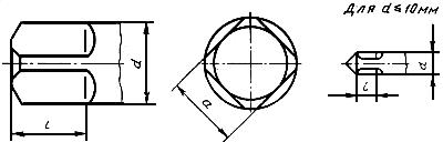 ГОСТ 9523-84 (ИСО 237-75) Хвостовики инструментов. Диаметры, квадраты и отверстия под квадраты. Размеры (с Изменениями N 1, 2)