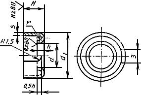 ГОСТ 9688-82 Наконечники кабельные кольцевые. Конструкция и размеры (с Изменением N 1)