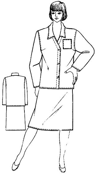 ГОСТ 9896-88 Комплект женской санитарной одежды. Технические условия