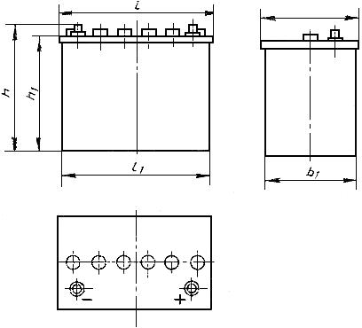 ГОСТ Р МЭК 95-4-93 Свинцово-кислотные стартерные батареи. Часть 4. Размеры батарей для тяжелых грузовиков (с Изменением N 1)